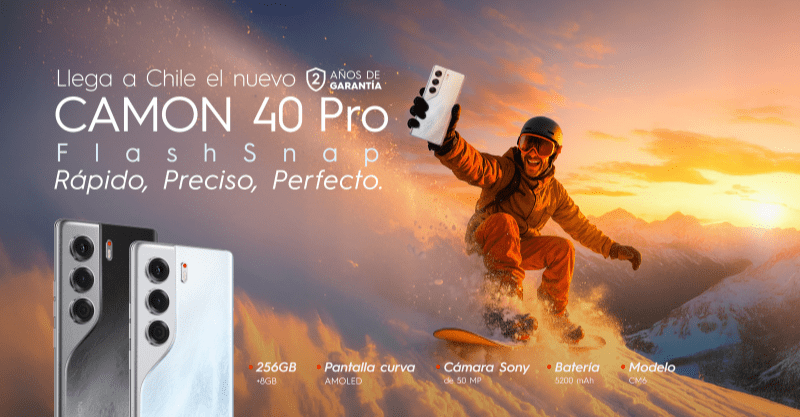 ¡Descubre el Nuevo TECNO Mobile CAMON 40 Pro: La Innovación y Elegancia en Tus Manos en Chile! - Tecno-Mobile Tienda Chile
