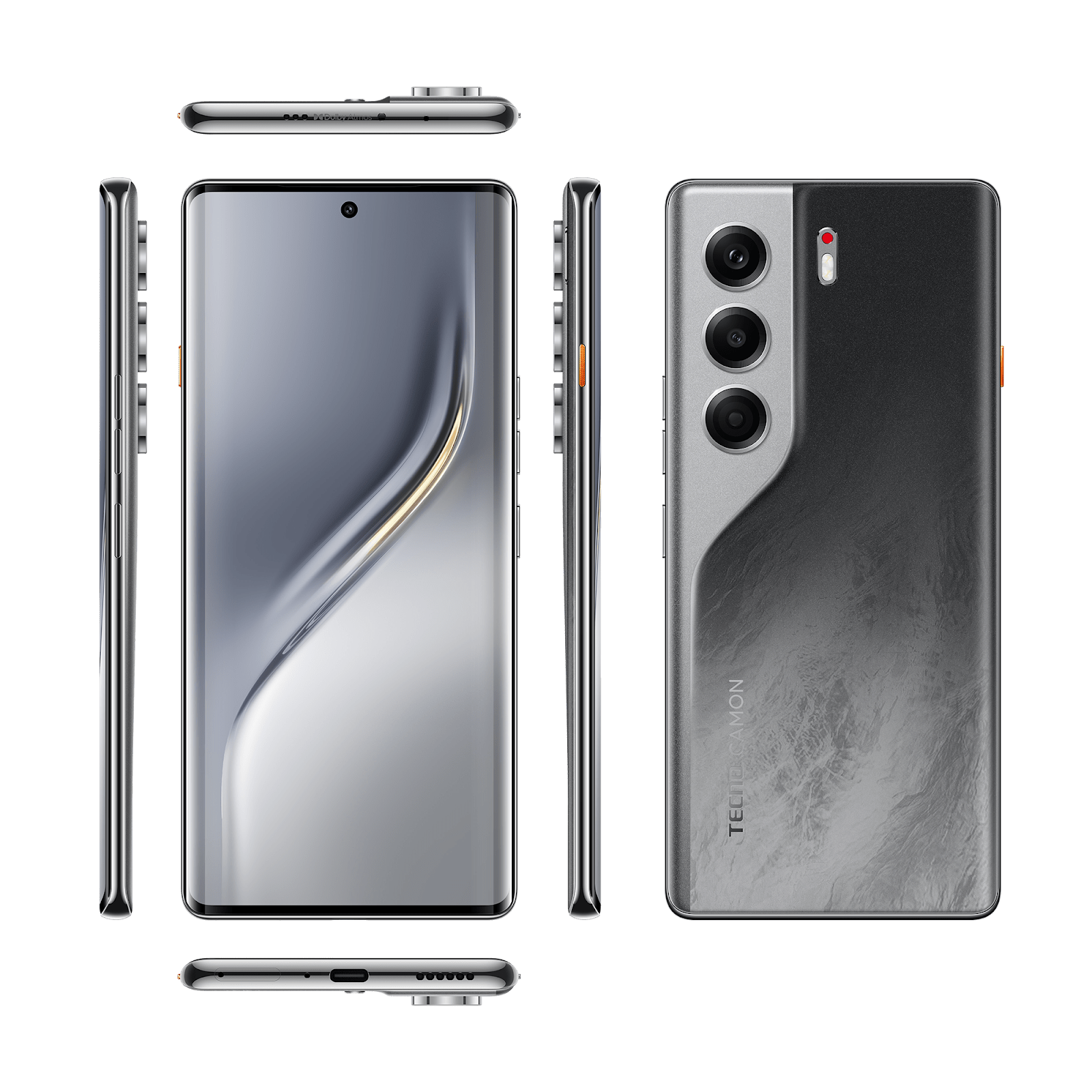 TECNO CAMON 40 Pro 5G Galaxy Black - Tecno - Mobile Tienda Chile