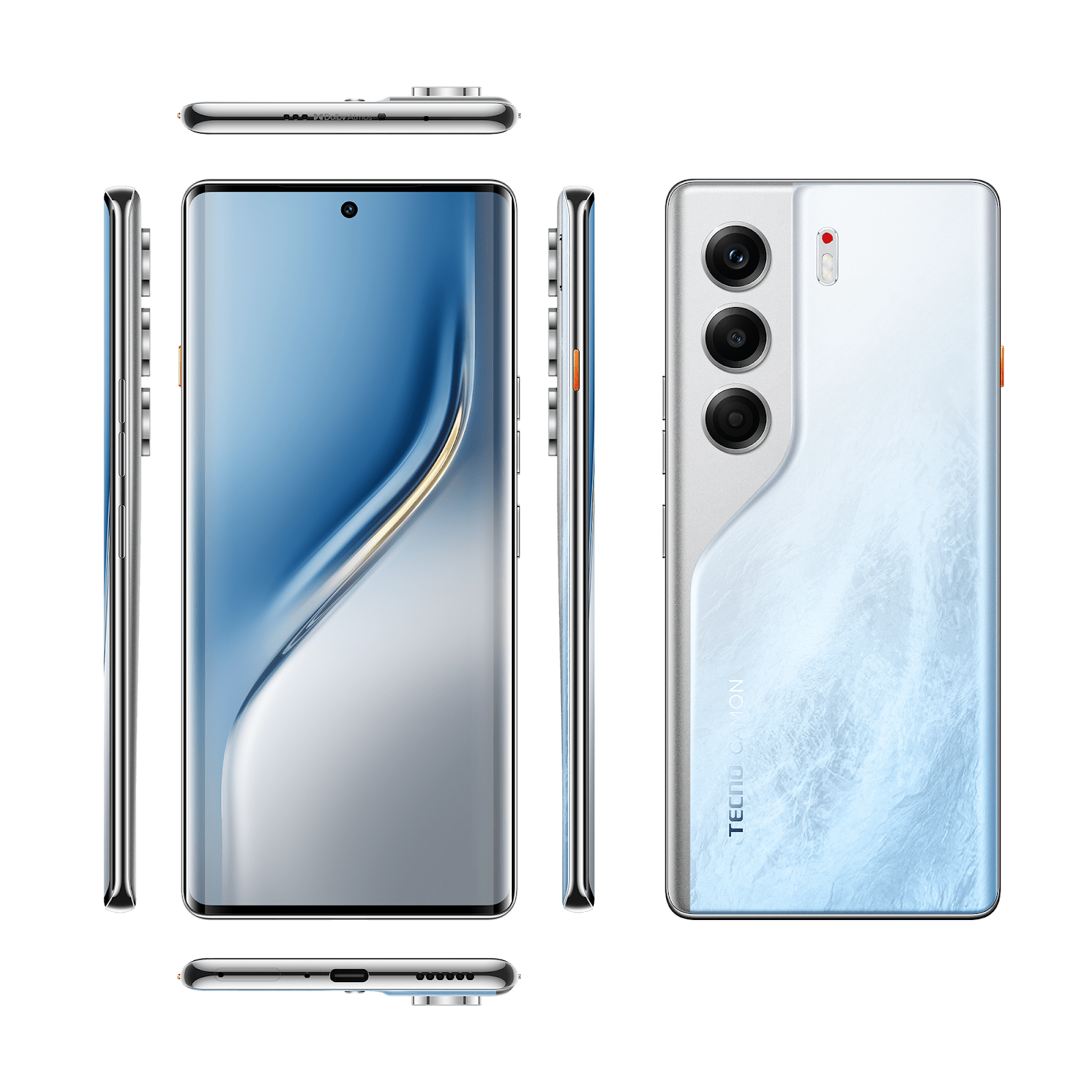 TECNO CAMON 40 Pro 5G Glacier White - Tecno - Mobile Tienda Chile