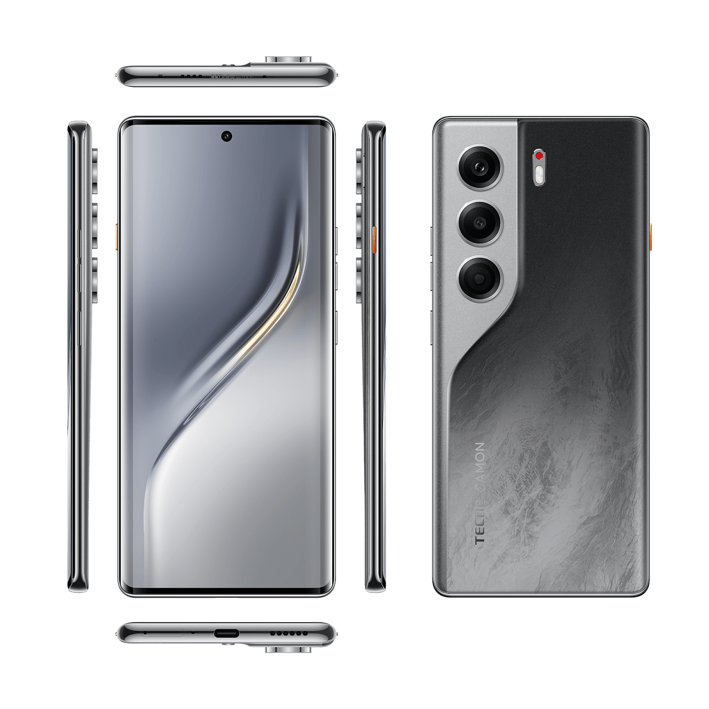TECNO CAMON 40 Pro Galaxy Black - Tecno - Mobile Tienda Chile