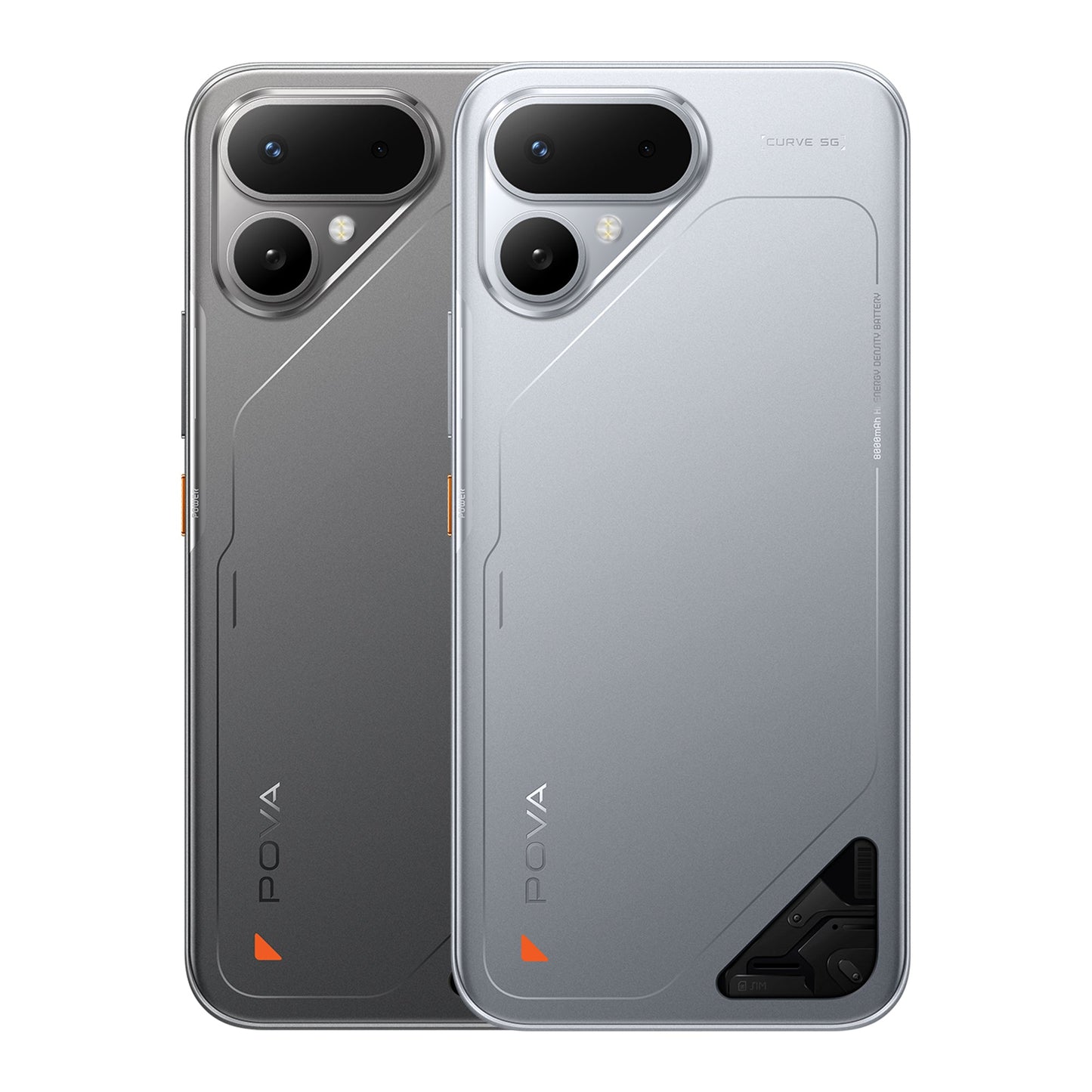 TECNO POVA CURVE 2 5G 256+8GB MELTING SILVER - Tecno - Mobile Tienda Chile