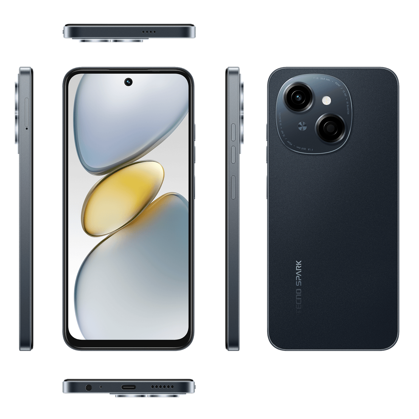 TECNO SPARK GO 1 Dual Sim De 3 Gb Y 64 Gb, Negro - Tecno - Mobile Tienda Chile