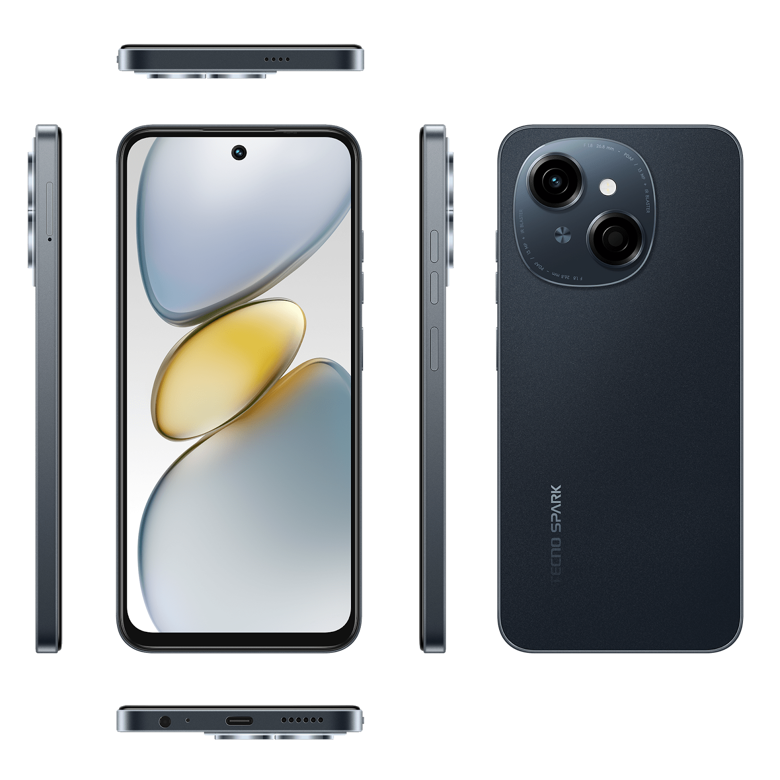 TECNO SPARK GO 1 Dual Sim De 3 Gb Y 64 Gb, Negro - Tecno - Mobile Tienda Chile