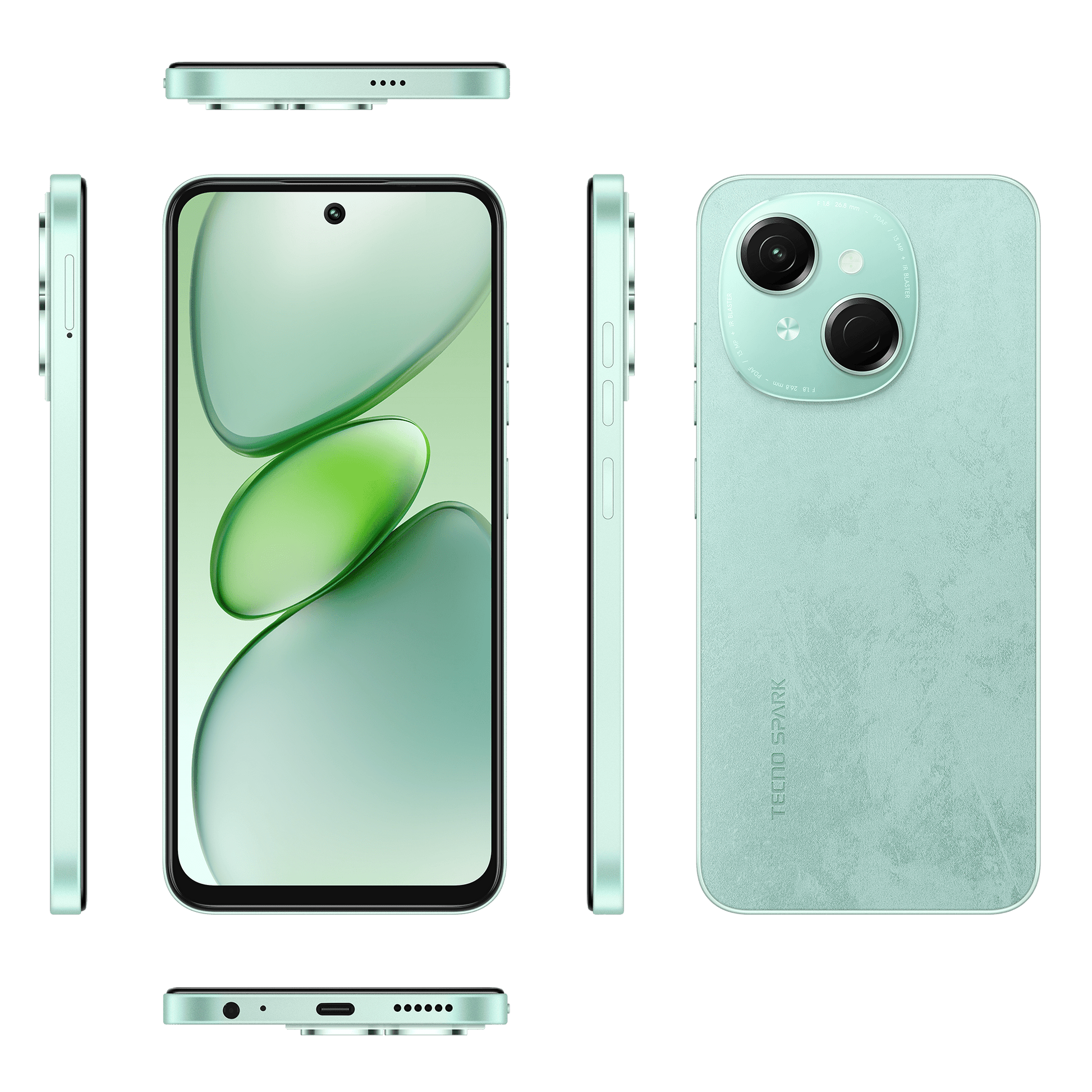 TECNO SPARK GO 1 Dual Sim De 3 Gb Y 64 Gb, Verde - Tecno - Mobile Tienda Chile