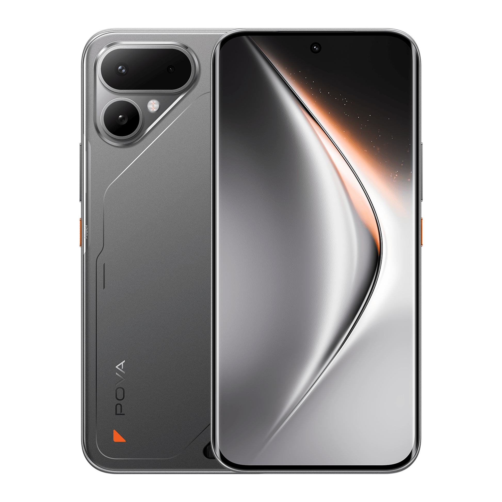 POVA CURVE 2 5G 256+8GB STORM TITANIUM - Tecno - Mobile Tienda Chile