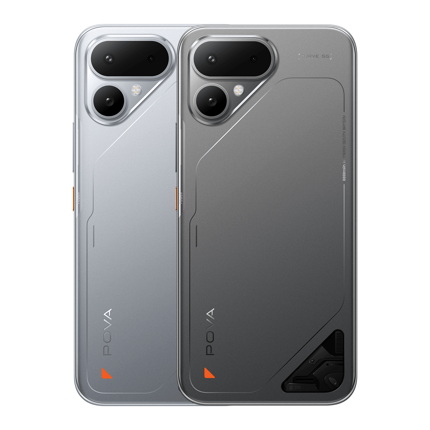 POVA CURVE 2 5G 256+8GB STORM TITANIUM - Tecno - Mobile Tienda Chile