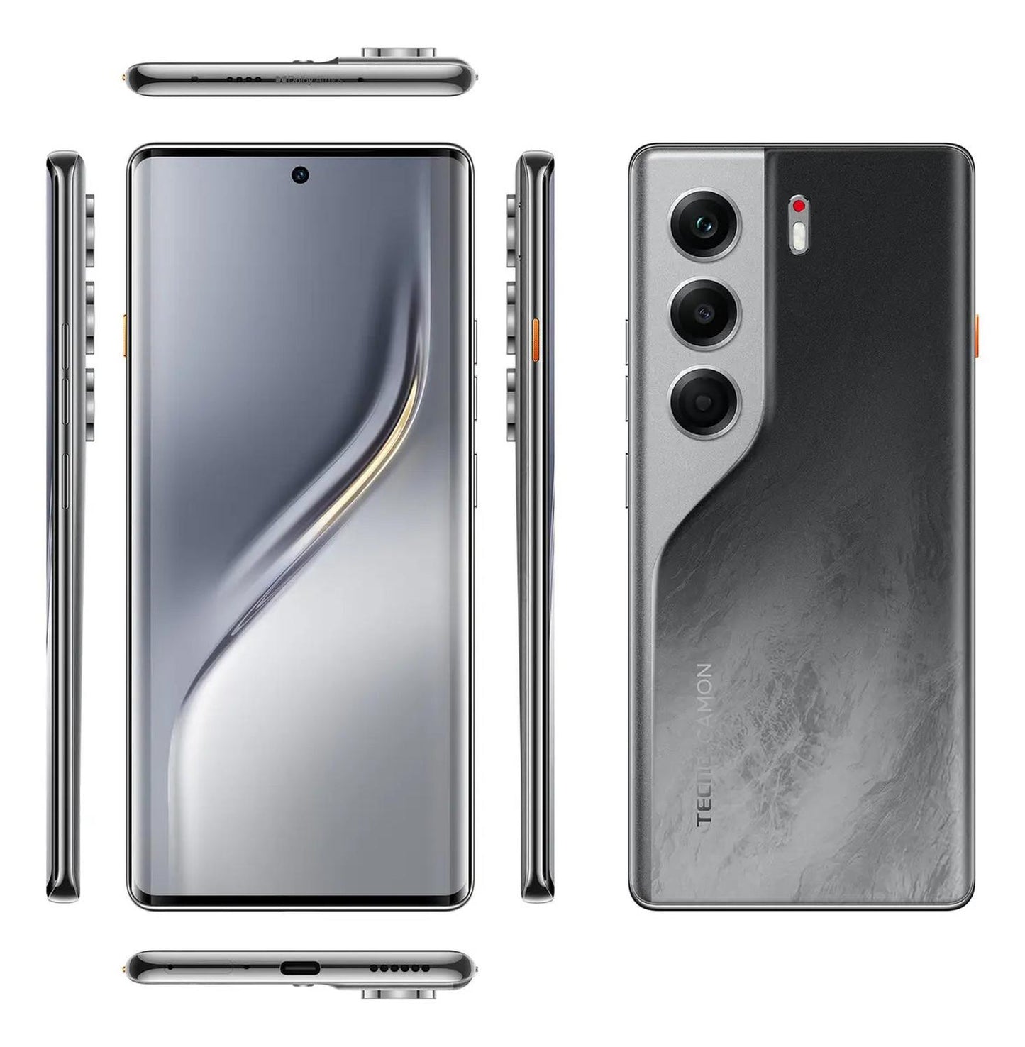 TECNO CAMON 40 PRO 5G GALAXY BLACK - Tecno-Mobile Tienda Chile