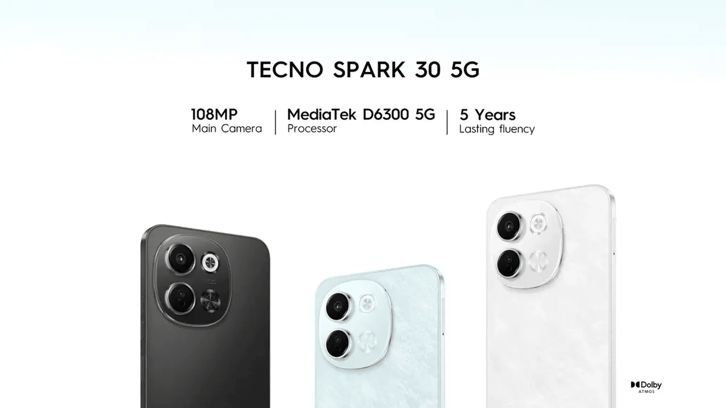 TECNO SPARK 30 5G AURORA CLOUD, 256GB + 8GB RAM - Tecno - Mobile Tienda Chile