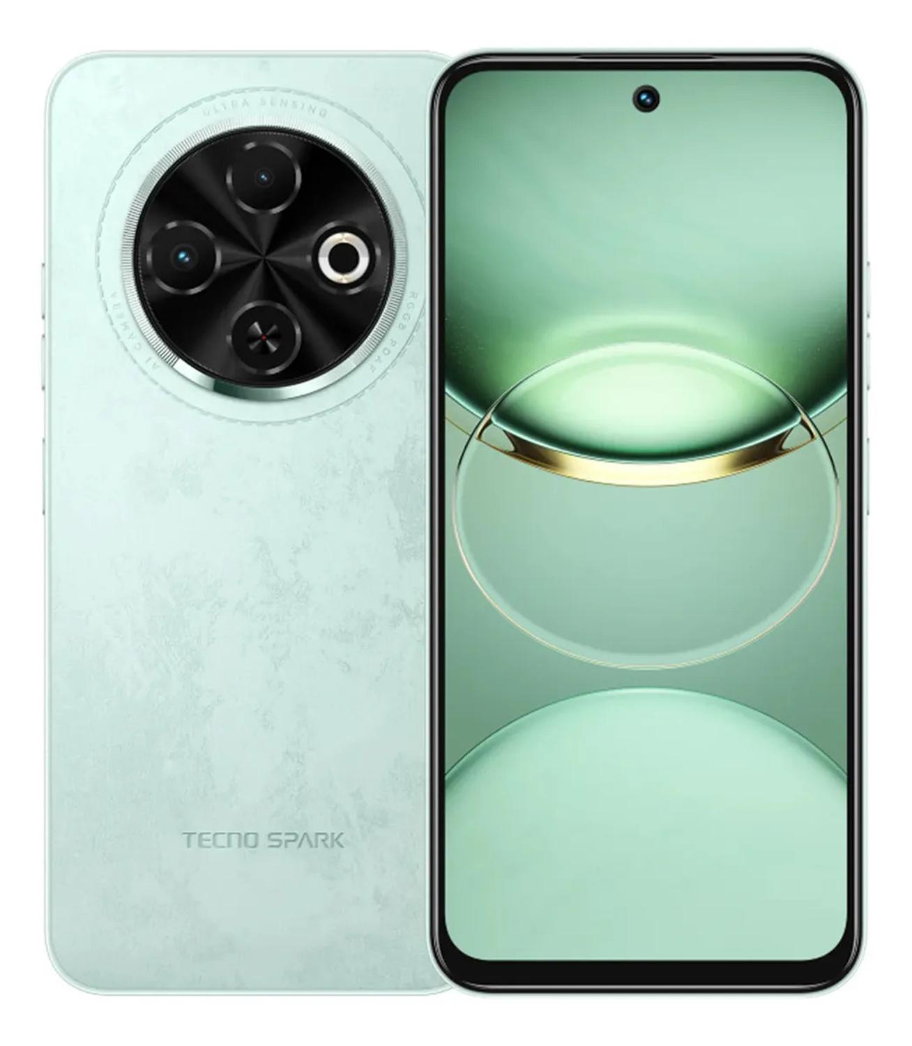 TECNO SPARK 30C MAGIC SKIN GREEN 256GB + 4GB RAM - Tecno - Mobile Tienda Chile