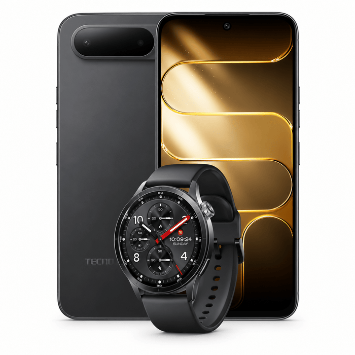 TECNO SPARK 50 5G 256+8GB INK BLACK + XIAOMI REDMI WATCH 5 ACTIVE MIDNIGHT BLACK - Tecno-Mobile Tienda Chile