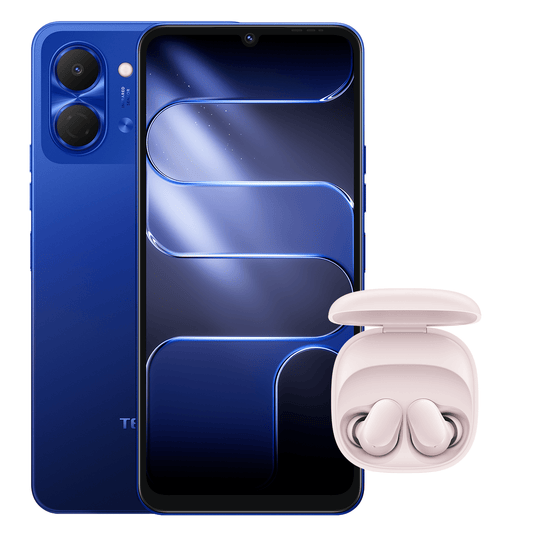 TECNO SPARK GO 3 128+4GB GALAXY BLUE + XIAOMI REDMI BUDS 6 PLAY PINK - Tecno-Mobile Tienda Chile