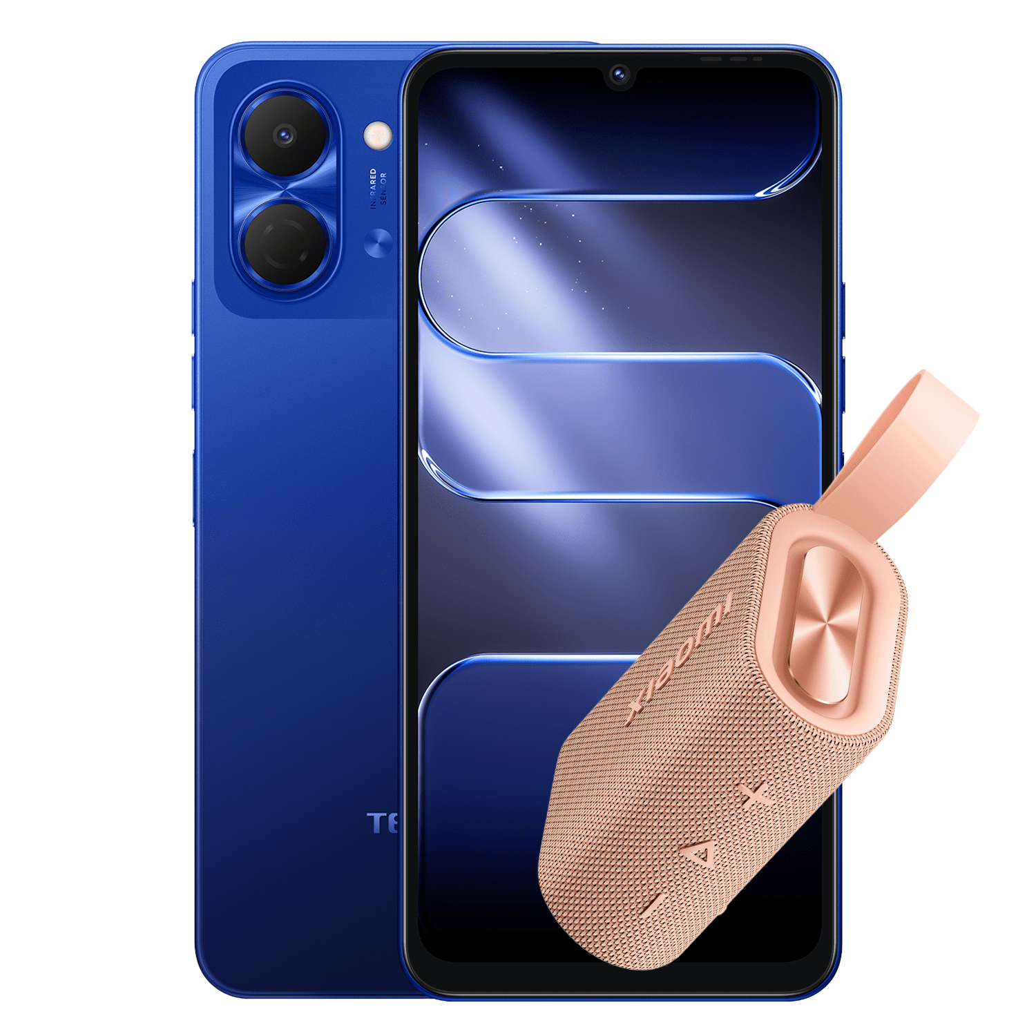 TECNO SPARK GO 3 128+4GB GALAXY BLUE + XIAOMI S28H SOUND POCKET 5W PINK - Tecno-Mobile Tienda Chile