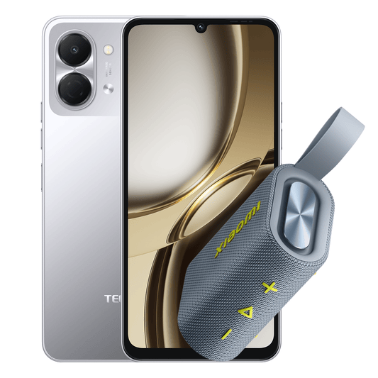 TECNO SPARK GO 3 128+4GB TITANIUM GREY + XIAOMI S28H SOUND POCKET 5W BLUE GRAY - Tecno-Mobile Tienda Chile