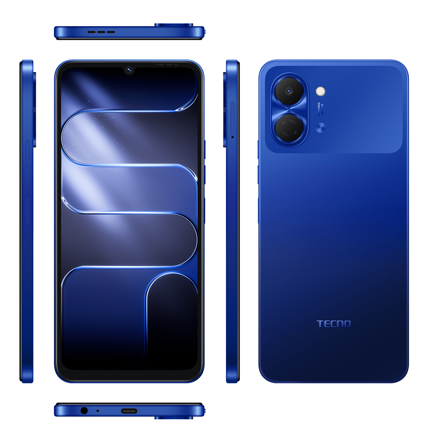 Tecno Spark Go 3 4GB RAM 128GB ROM Galaxy Blue Smartphone